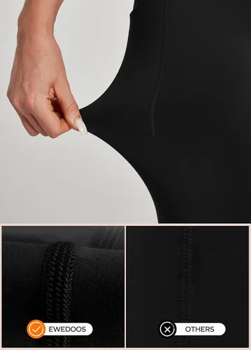 Miniatura 3 de Ewedoos Women's Fleece Lined Leggings with Pockets Winter Thermal Leggings for Women High Waisted Yoga Warm Leggings