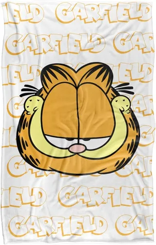 Miniatura 2 de Garfield - Manta de 36 x 58 pulgadas, con nombre repetido y tacto sedoso, manta súper suave