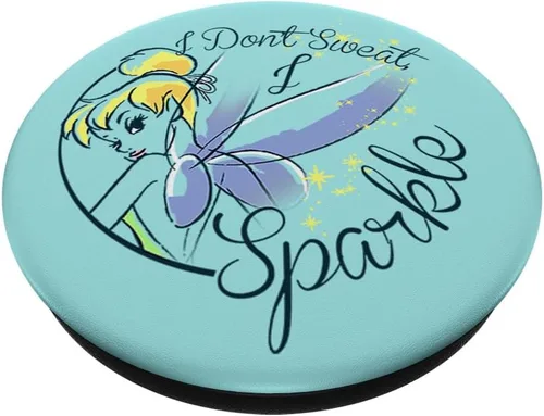 Miniatura 2 de Disney Peter Pan Tinkerbell I Don't Sweat I Sparkle PopSockets Adhesivo PopGrip