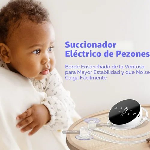 Miniatura 8 de Corrector eléctrico de pezón para pezones planos o invertidos, bomba de pezón portátil, extractor de pezón invertido, extractor de pezón recargable