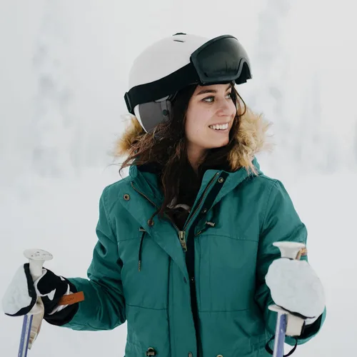 Miniatura 7 de Retrospec Zephyr - Casco de esquí – Casco de snowboard para adultos y jóvenes con ajuste ajustable, 9 rejillas de ventilación transpirables, Blanco
