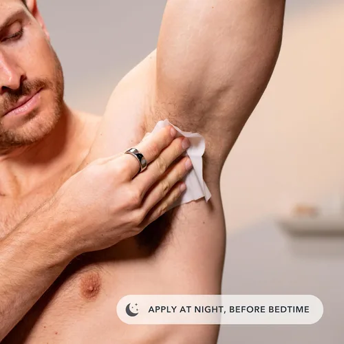 Miniatura 2 de Toallitas antitranspirantes SweatBlock - Fuerza clínica máxima - Trata la hiperhidrosis y el sudor excesivo para hombres, mujeres y adolescentes