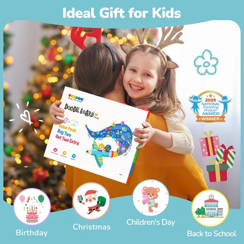 Miniatura 9 de TECJOE - Set de tableta de escritura LCD, tableta de dibujo colorida de 8.5 pulgadas para niños, juguetes de juegos de viaje para niños, actividades