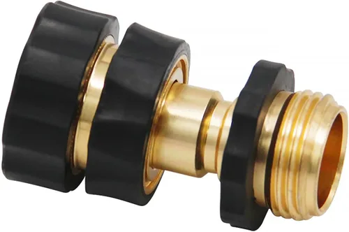 Miniatura 4 de Lifynste Accesorios de conector rápido para manguera de jardín de 3/4 pulgadas, fácil conexión, juego macho y hembra, (2)