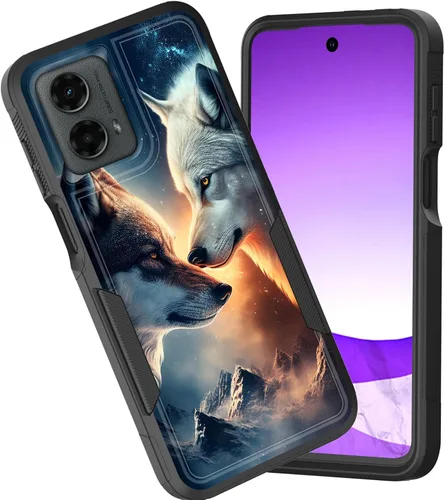Miniatura 27 de Funda protectora para Motorola Moto G Stylus 5G 2025/Moto G Stylus 5G 2026, funda protectora híbrida de doble capa resistente a prueba de golpes