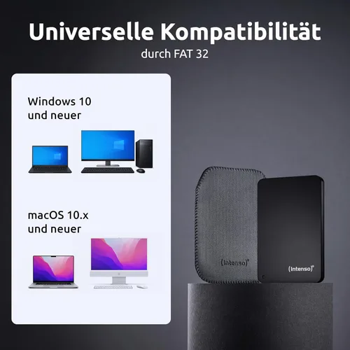 Miniatura 6 de Intenso Unidad de Memoria - Disco Duro Externo 2, 5" 2 TB Negro