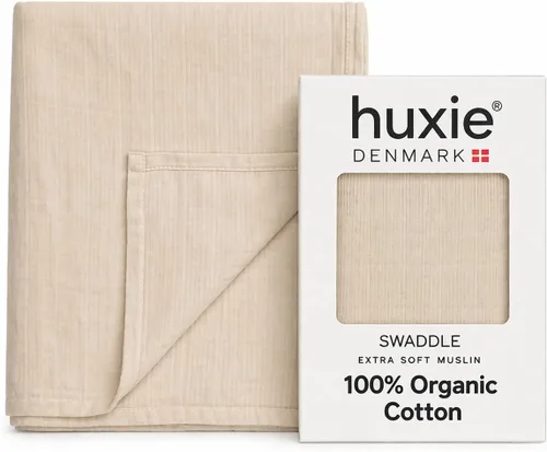 Miniatura 22 de Swaddle - 100% algodón orgánico - Mantas de muselina para recién nacido, 47 x 47 pulgadas (corazones verdes)