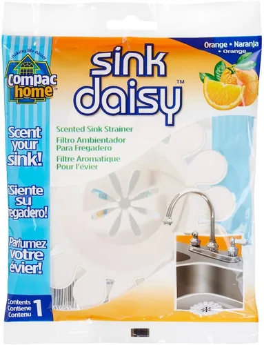 Miniatura 11 de Compac Sink Daisy - Colador de fregadero de cocina perfumado infunde y refresca tu fregadero, accesorios imprescindibles para fregadero de cocina