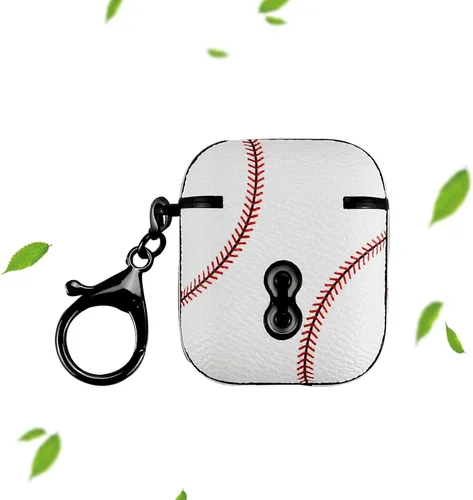Miniatura 7 de Funda para Airpods Pro, diseño de béisbol, a prueba de golpes, para auriculares, Airpods Pro, con llavero frontal LED visible