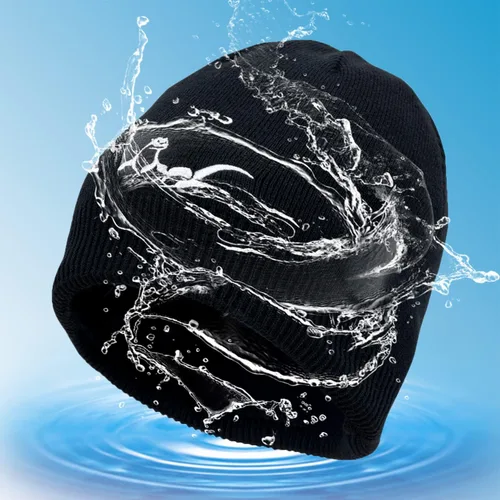 Miniatura 2 de OTTERSHELL Gorro impermeable de invierno para hombre, mujer, suave, cálido, unisex, con puños, para hombre y mujer
