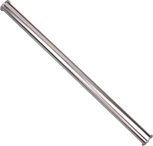 Miniatura 6 de Dernord - Tubo de bobina sanitaria con extremos de abrazadera, tubo redondo liso de acero inoxidable 304 con abrazadera triple de 5.08 cm