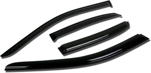 Miniatura 19 de DNA Motoring WVS-T2-0156 - Juego de 4 protectores de lluvia para ventana 04-08 Pacifica CS V6, tinte de humo, deflector de sol, viento y lluvia