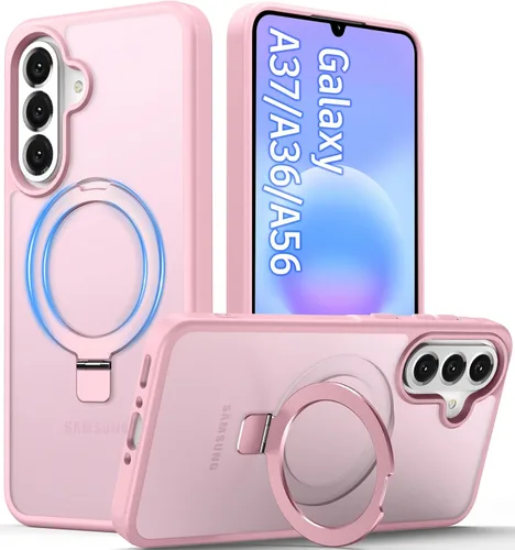 Miniatura 75 de Oterkin Funda para Google Pixel 10a con soporte magnético de giro de 360° [compatible con MagSafe] [antideslizante] [15 pies] a prueba de golpes