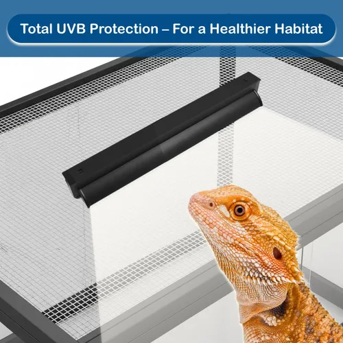 Miniatura 3 de T5 - Kit de lámpara de reptil UVB – Bombilla UVB 10.0 de alto rendimiento de 8 W para dragones barbudos, tortugas y lagartos – Iluminación UVA/UVB