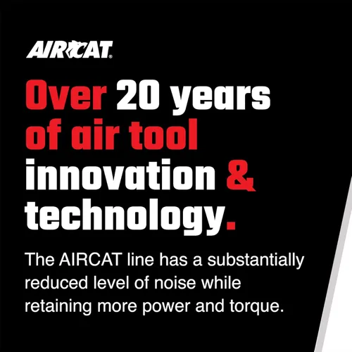 Miniatura 3 de Aircat Herramientas Neumáticas 1056-XL Llave de Impacto Compacta Compuesta de 1/2 Pulgada NITROCAT: Llave de Impacto de Bajo Peso y Alta Potencia