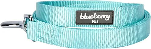 Miniatura 68 de Blueberry Pet Essentials - Correa de perro azul cambray para perros medianos - 5' * 3/4" Correa de nailon resistente Correa ligera