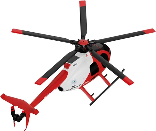 Miniatura 9 de Helicóptero RC, modelo de avión MD500 C189 1/28 2.4G 4CH modelo de helicóptero de un solo rotor (versión RTF)
