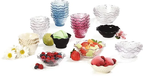 Miniatura 11 de Carlisle FoodService Products 453107 Mini vaso de plástico para parfait, 5 onzas, transparente (paquete de 24)