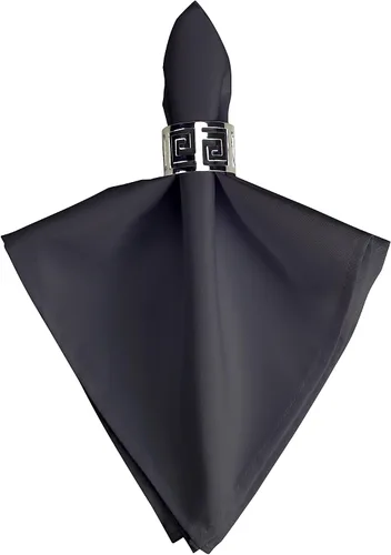 Miniatura 3 de GEFEII Servilletas de tela de poliéster sólido de 18 x 18 pulgadas para cocina, mantel rectangular cuadrado redondo para bodas, fiestas