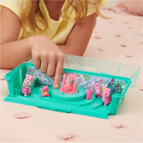 Miniatura 3 de Hatchimals CollEGGtibles, caja familiar de llama arcoíris con juego sorpresa, 10 personajes, 2 accesorios, juguetes para niños a partir de 5 años
