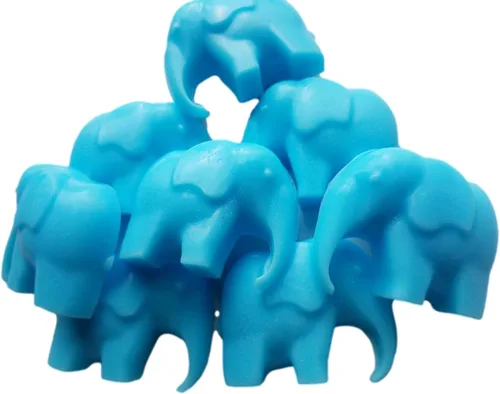 Miniatura 4 de Jabones de elefante para niños, regalos de baby shower o primera fiesta de cumpleaños, bolsas de agarre de cabras, leche y miel, paquete de 20