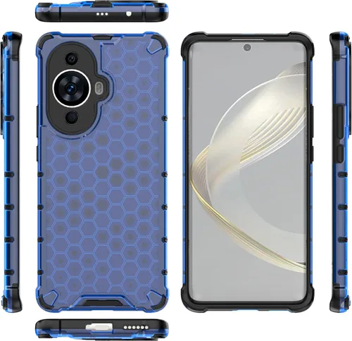 Miniatura 18 de Funda compatible con Huawei nova Y91 4G, compatible con Huawei nova Y91 4G STG-LX1 STG-LX2 funda 2 en 1 funda para teléfono azul