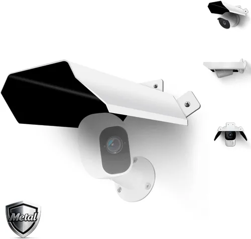 OOSSXX Cubierta universal de seguridad solar para cámara de vigilancia - techo protector para cámaras exteriores domo/bala