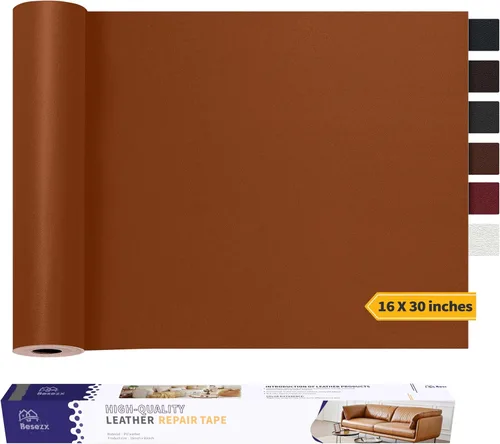 Miniatura 18 de Kit de Cinta de Parche para Reparación de Cuero, Reparación de Cuero Autoadhesiva para Muebles, Sofá, Sillón, Asientos de Automóvil, Silla
