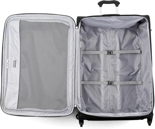 Miniatura 21 de Travelpro Maxlite 5 - Juego de 2 piezas de equipaje de mano de tela, expandibles con 4 ruedas giratorias, bolso blando para debajo del asiento, Negro