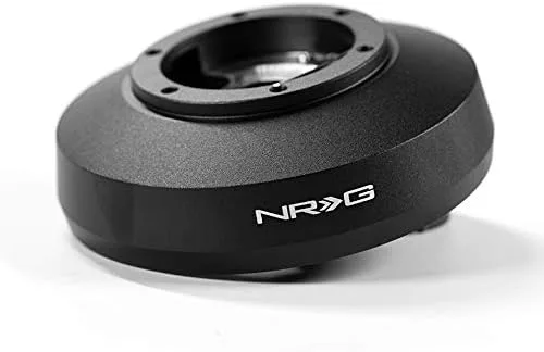 NRG Innovations NRG-SRK-179H - Adaptador de cubo corto de liberación rápida para volante, patrón de pernos de 0.236 x 2.756 in, bocina de retención