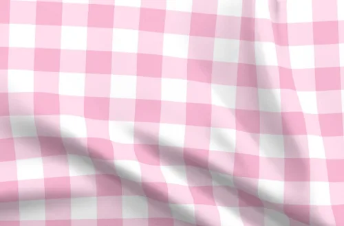 Miniatura 4 de Spoonflower Tela – Buffalo Check Pink Plaid Checks Nursery Girl Impreso en tela Minky por The Yard – Cobijas de bebé de costura edredón respaldo