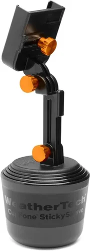 Miniatura 9 de WeatherTech CupFone con extensión – Soporte ajustable y universal para teléfono móvil con portavasos para coche y camión – Mejor diseño para carga