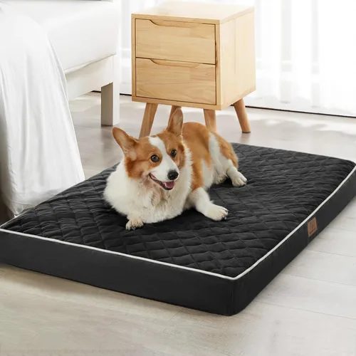 Miniatura 10 de WNPETHOME Cama Ortopédica para Perros para Jaula, Cama Impermeable Extra Grande para Perros con Funda Lavable Extraíble, Camas para Jaula de Perros