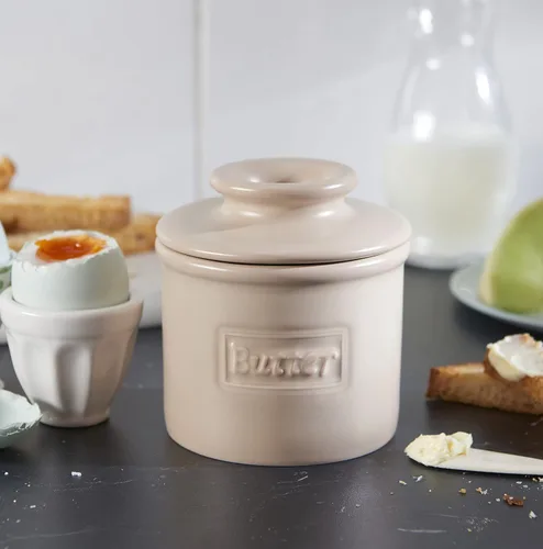 Miniatura 3 de Butter Bell - The Original Butter Bell crock por L Tremain, un plato de mantequilla de cerámica francesa para mostrador, contenedor de mantequilla