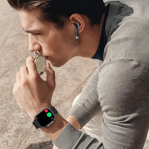 Miniatura 7 de Reloj inteligente con auriculares, pantalla HD de 2.01 pulgadas, reloj inteligente 2 en 1 con más de 100 modos deportivos rastreador de fitness