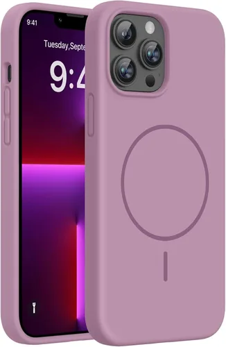Miniatura 48 de Miracase Funda diseñada para iPhone 13, con protector de pantalla de vidrio templado, forro de microfibra suave antiarañazos, funda de goma