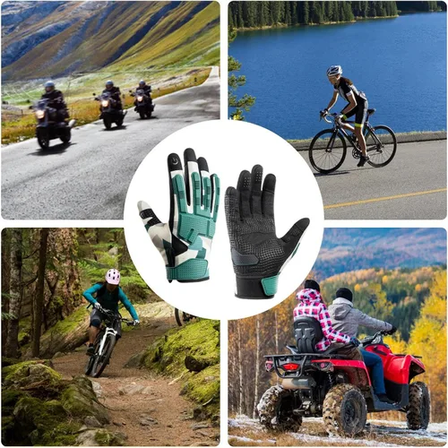 Miniatura 2 de Cycling Gloves, 1 Pair Bicycle Gloves, Non Slip Spring Gloves with Touch Sensitivity, Anti Collision Sports Women Gloves, Sports Fishing Hand coveer