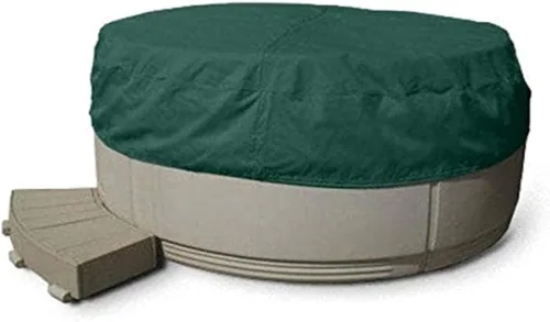 Miniatura 9 de Covermates Funda cuadrada clásica para bañera de hidromasaje, protector de spa resistente al agua para todo tipo de clima, protector de vinilo