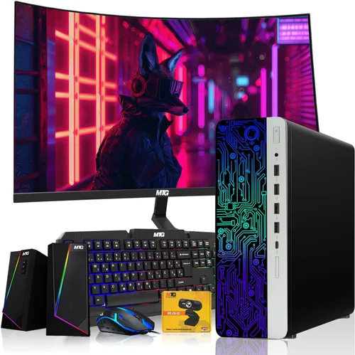 Miniatura 15 de PC de escritorio HP G3 para juegos, Intel Core i7 6ª generación, gráficos AMD RX 550, 32 GB de RAM, SSD de 1 TB, monitor MTG de 24 pulgadas, teclado