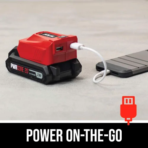 Miniatura 3 de SKIL PWR CORE 20 - Kit de sierra rectificadora sin escobillas de 20 V con batería de 4.0 Ah, cargador PWR JUMP y adaptador USB PWRAssist - RS5884-1A