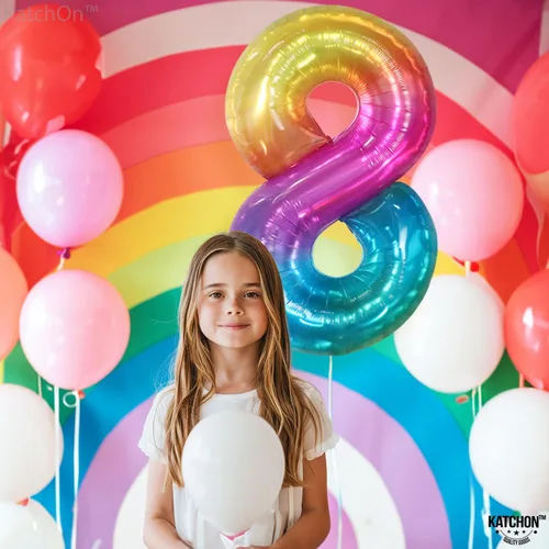 Miniatura 188 de KatchOn, Globo grande azul número 2 de 40 pulgadas Decoraciones de cumpleaños de Baby Shark para niño de 2 años Globo azul número 2 Globo