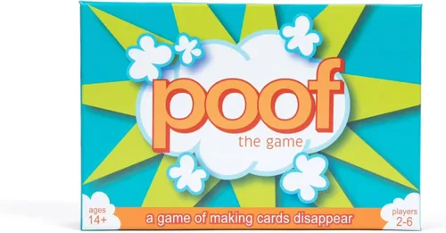 Miniatura 8 de Poof The Game - Juego de cartas casual rápido de aprender, fácil de jugar, para amigos y familiares, grupos grandes y pequeños, noches de juego