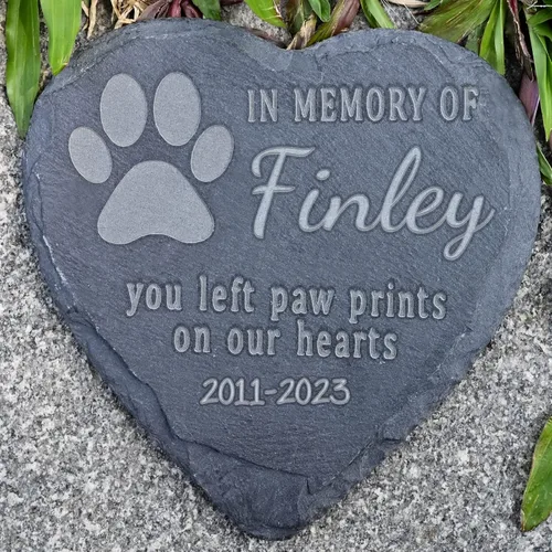 Miniatura 13 de Regalo conmemorativo de la pérdida de perro, piedra conmemorativa personalizada para mascotas, lápida de condolencias para perros por pérdida