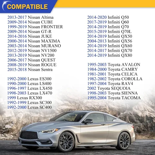 Miniatura 2 de Terminal de batería positivo y negativo para Nissan Infiniti Toyota Lexus 90982-05035 y 90982-06022 24340-7F000 y 24340-7F001