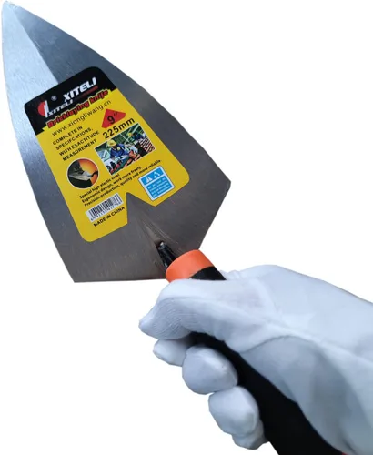 Miniatura 5 de Juego de 2 Piezas de Llana de Señalar y Llana de Medición, Juego de Herramientas Manuales de Mampostería de 9" con Mango de Agarre Suave, Llanas