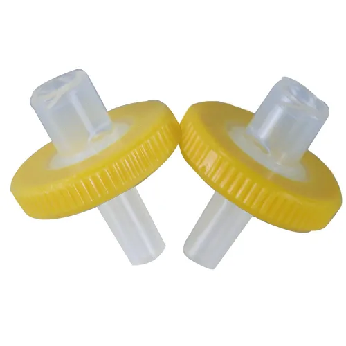 Miniatura 4 de Xin Tester 100 filtros de jeringa no estéril PES membrana 0.512 in diámetro 0.22um tamaño poro jeringa hidrofílica laboratorio filtros