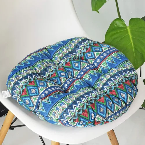 Miniatura 12 de vctops Cojín redondo suave bohemio para silla de jardín, patio, hogar, cocina, oficina, asiento, cojín de 16 pulgadas de diámetro Towel