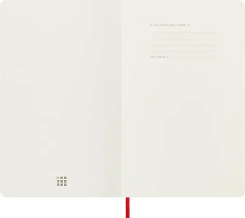 Miniatura 3 de Moleskine - Cuaderno clásico, tapa suave, grande (5 x 8.25 pulgadas), a rayas/forrado, rojo escarlata, 192 páginas