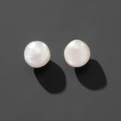 Miniatura 6 de Ross-Simons - Pendientes de perlas cultivadas de 0.630 x 0.512 in en oro amarillo de 14 quilates para mujeres