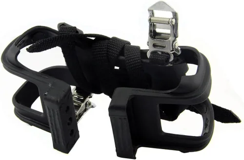 Miniatura 7 de leadrise® pedales para bicicleta con correas de nylon.